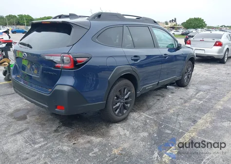 2025 Subaru Outback Onyx Edition из США, поврежденный, VIN 4S4BTALC6S3177063